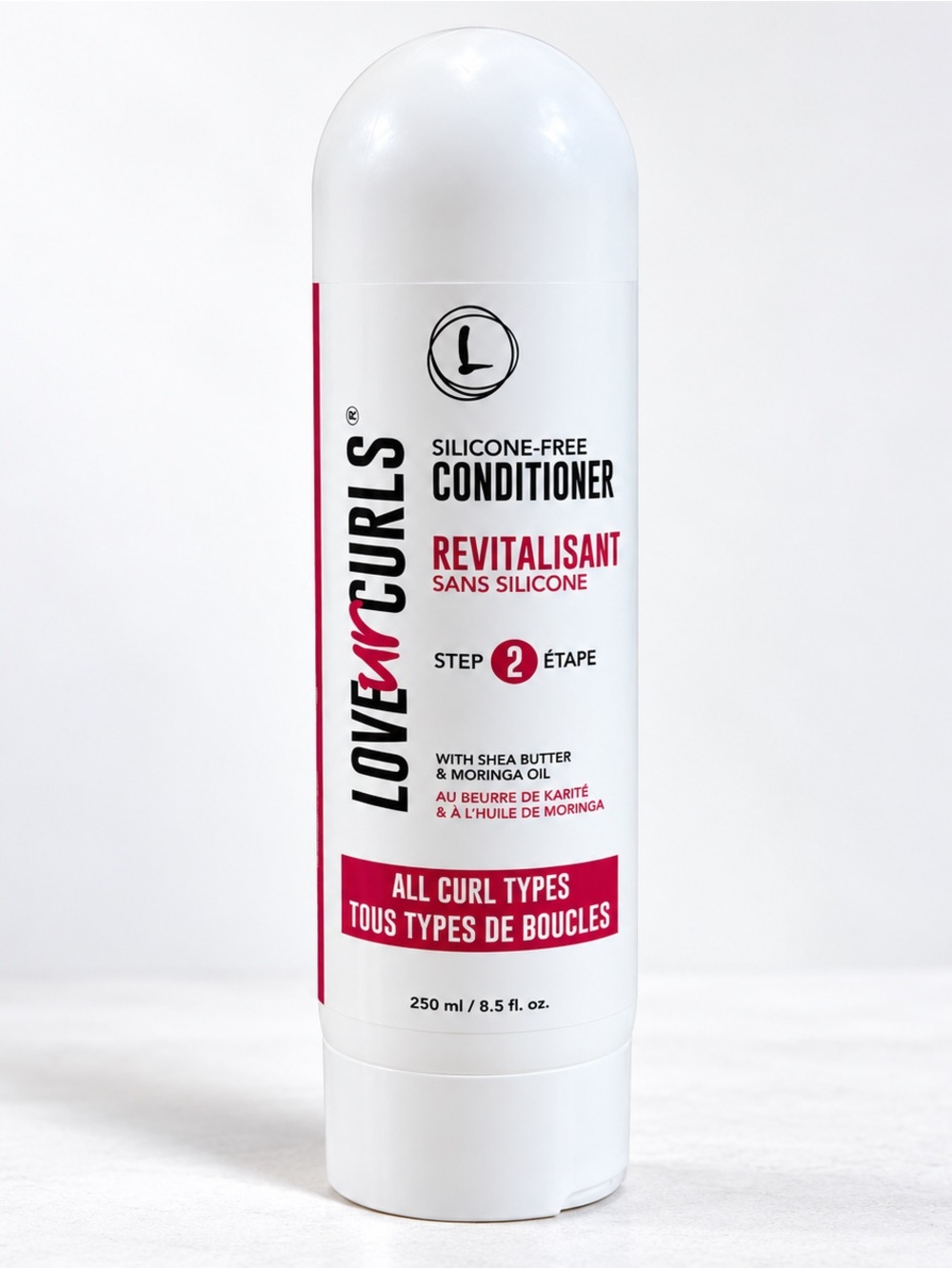 Love Ur Curls Silicone-Free Conditioner Step 2 Shea Butter Moringa Oil 8.5 oz